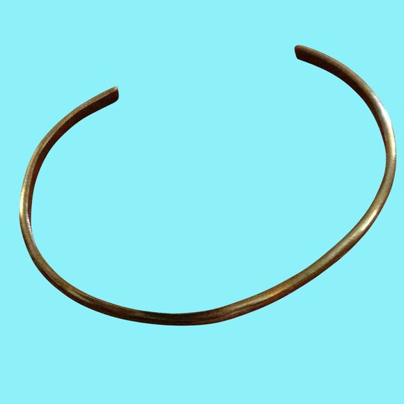 C. Whitehorse Vintage Engraved Cuff Brass Bracelet - Picture 3 of 6